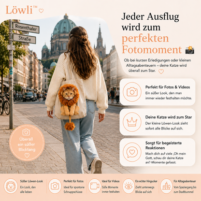 Löwen-Tragetasche für Katzen